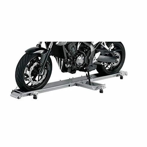 BALZAC Carrello sposta moto Carico massimo 560 Kg | Compatibile con pneumatici fino a 20 cm di larghezza | Regolabile | Manovra Moto Facile