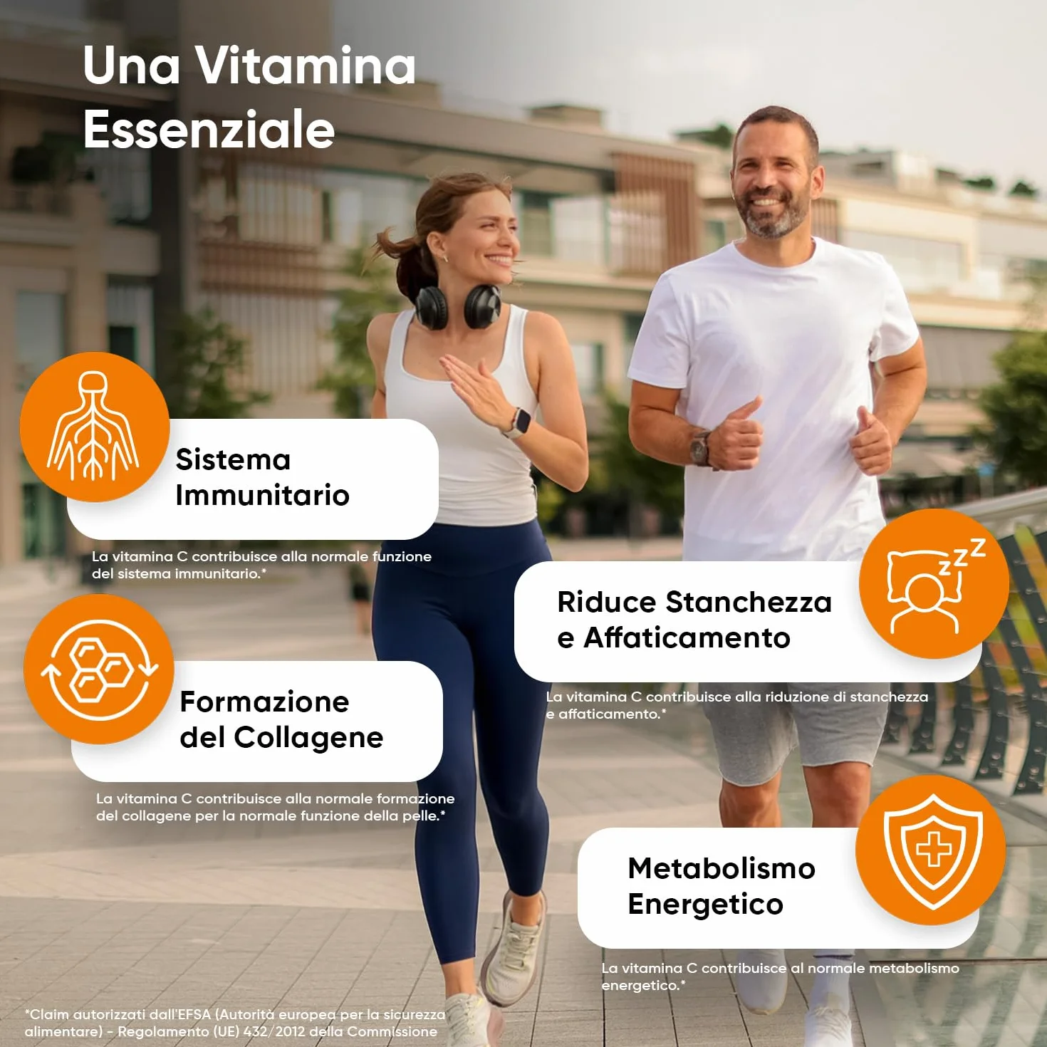 Vitamina C 1000mg Vegana con Rosa Canina 180 Compresse Integratore Acido Ascorbico Bioflavonoidi