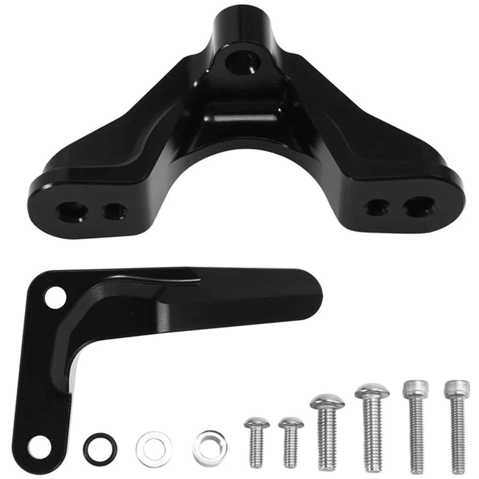 Kit Supporto Ammortizzatore Di Sterzo Per Per Ninja ZX-6R 636 ZX6R 2013-2025, Staffa Di Montaggio Stabilizzatore