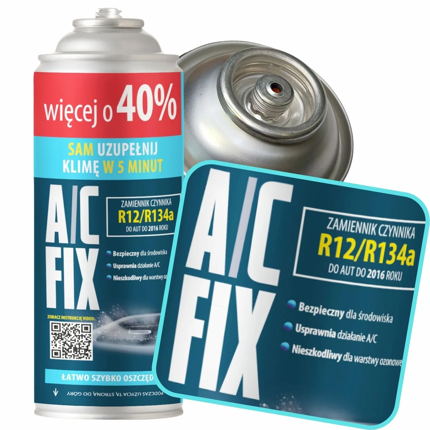 Sostituzione gas R134a 2 x 235 g tubo per aria condizionata auto 1995-2016 Refrigeratore climatizzatore