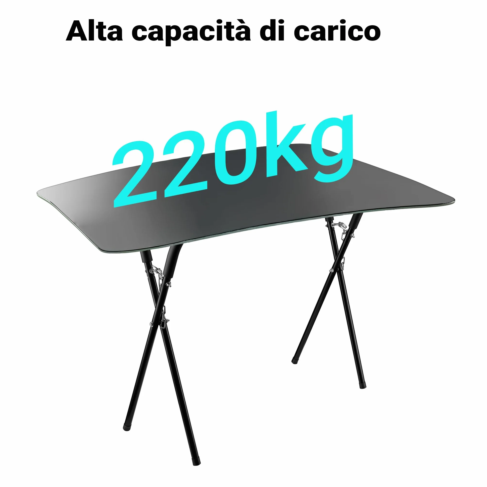 Wiltec Cavalletto Pieghevole per verniciatura Fino a 220 kg, Robusto cavalletto in Acciaio, Regolabile in Altezza, Supporto di Montaggio per verniciatura Auto