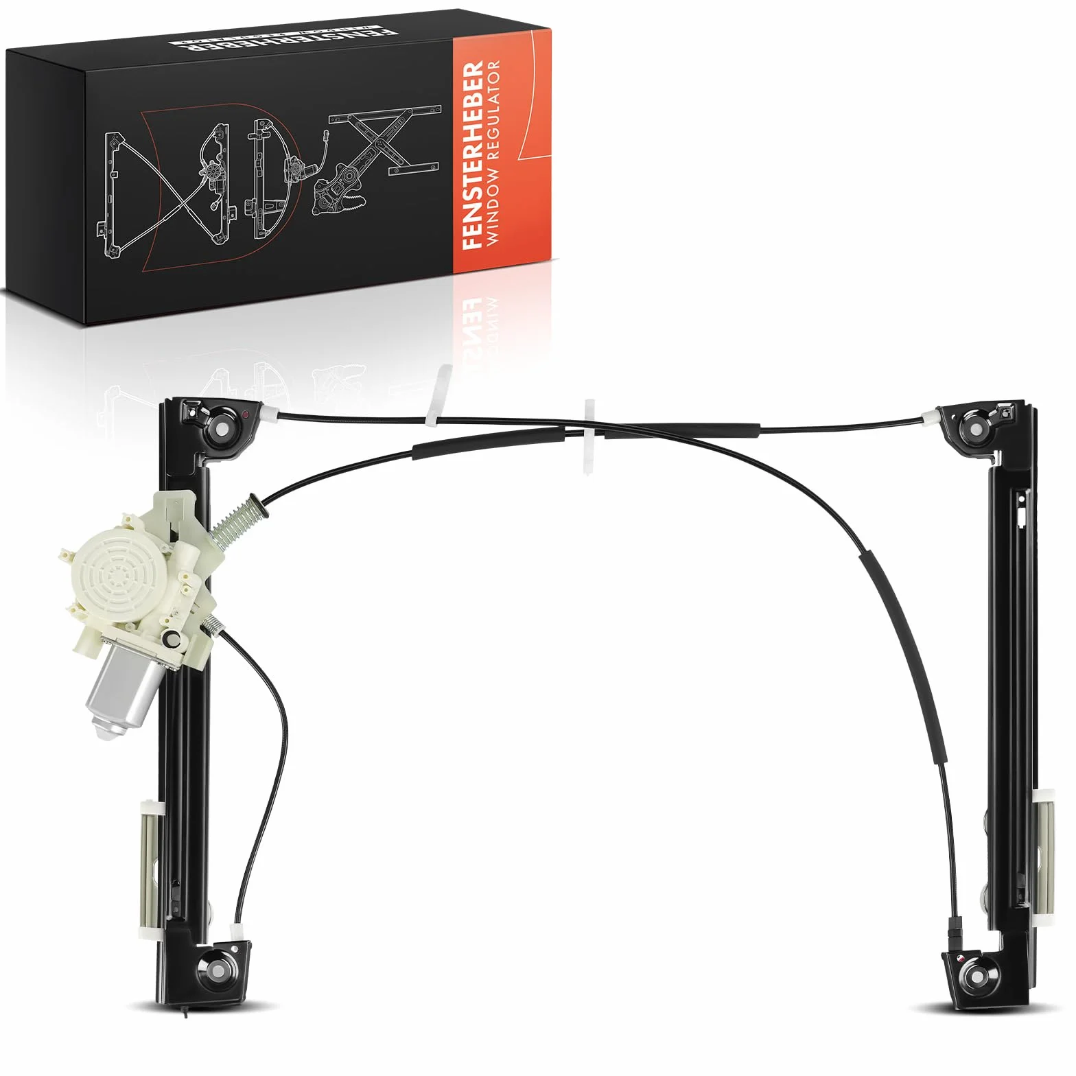 Frankberg Alzacristallo Elettrico con Motore 2-Poli Anteriore Sinistro Compatibile Mini R52 R50 R53