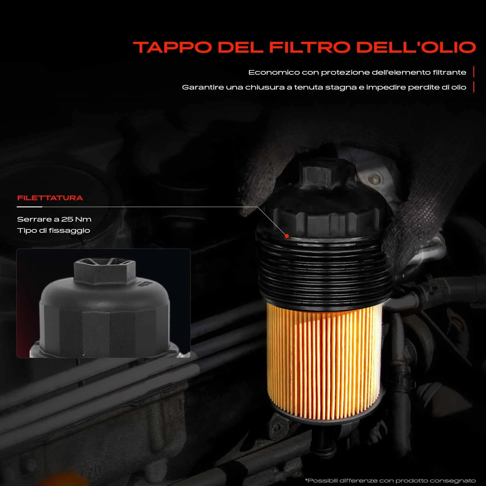Frankberg Radiatore dell'olio Motore Alloggiamento del filtro dell'olio Diesel Compatibile con 169 312 319 Van 312 519 Punto 199