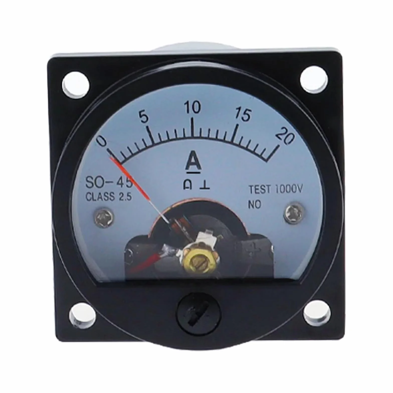 amperometro SO-45 DC Amperometro Analogico Puntatore Misuratore DC1A2A3A5A10A15A20A30A Test Elettrico Corrente Tester(5A)