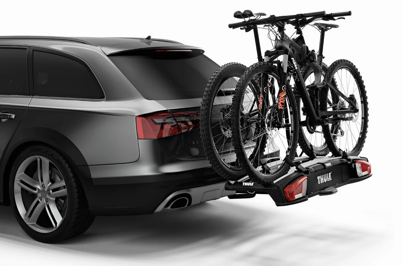 Thule Velospace Xt Platform Towbar Bike Rack Black/aluminum, 2(3) bikes
