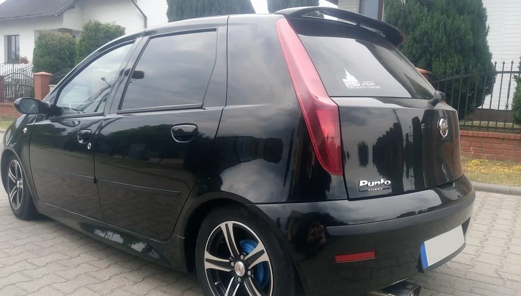 Minigonne Laterali Sottoporta per Fiat Punto 2 Abarth Look, Vetroresina Gialla