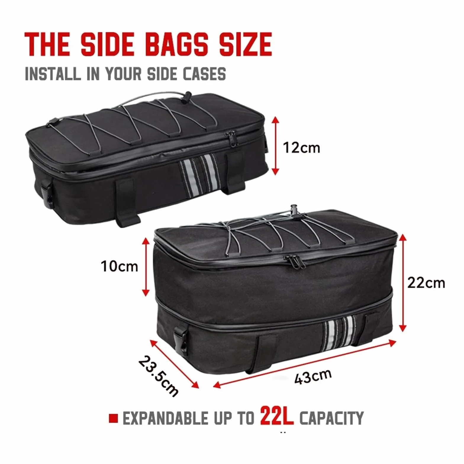 Portapacchi Borse Moto BMW R1250GS R1200GS Adventure 2013-2017 Zestaw 3 Bags