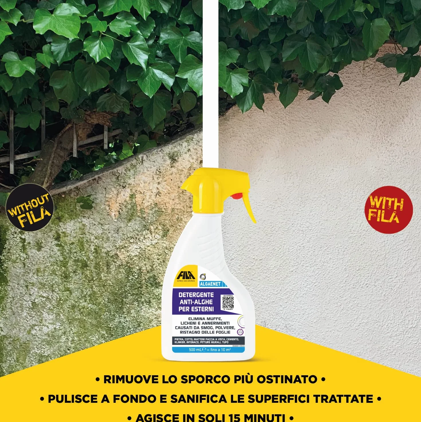 FILA Surface Care Solution ALGAENET Detergente Anti-Alghe 500ml