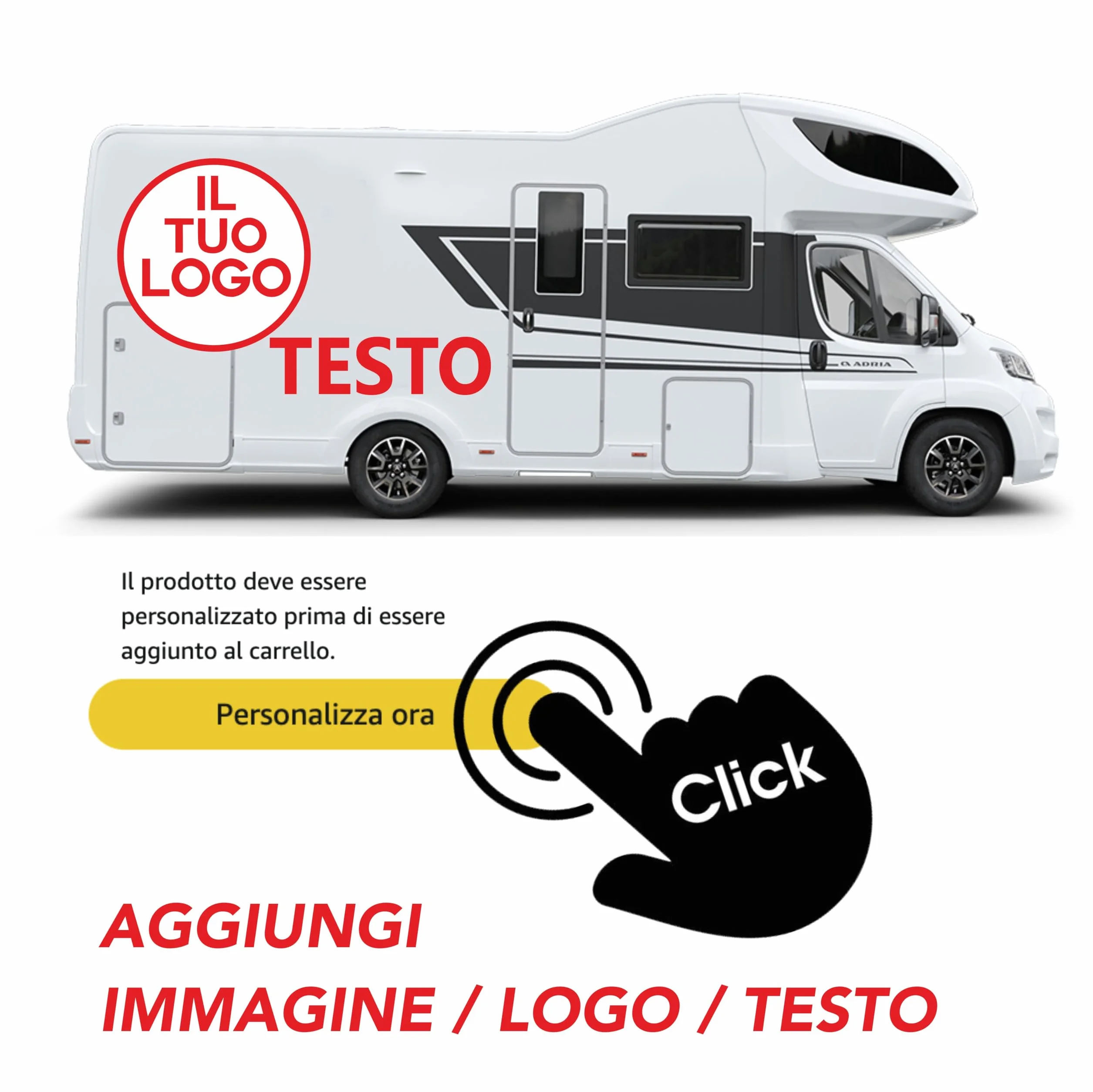 Adesivo Personalizzato per Furgone Stampa su Vinile con Logo per Veicoli Aziendali