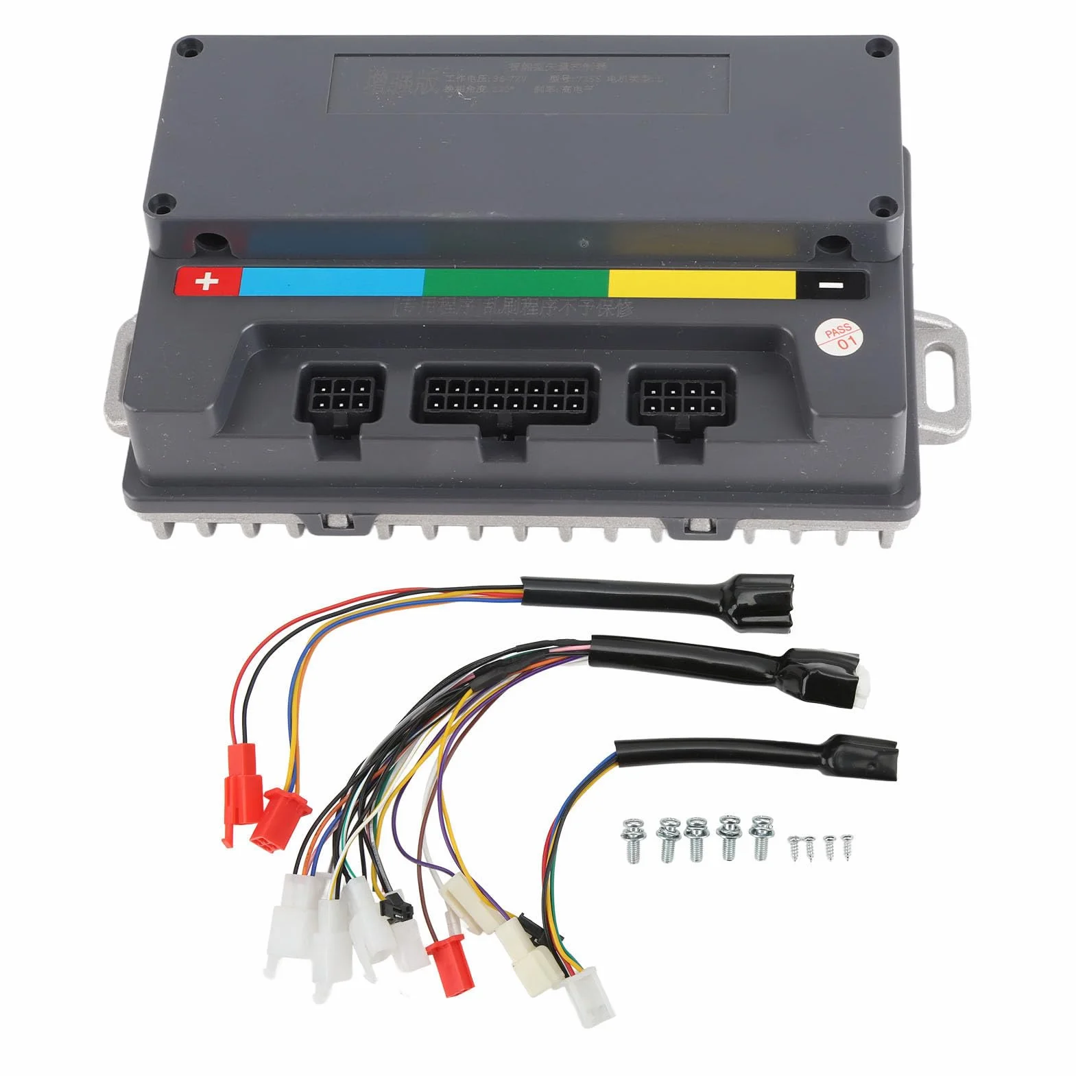 Control Em-50-96v Em85 EM50SP Controller Onda Sinusoidale per Moto Elettrica 3960W, Programmabile da PC, Resistente all'acqua IP67, per Prestazioni del Motore Migliorate