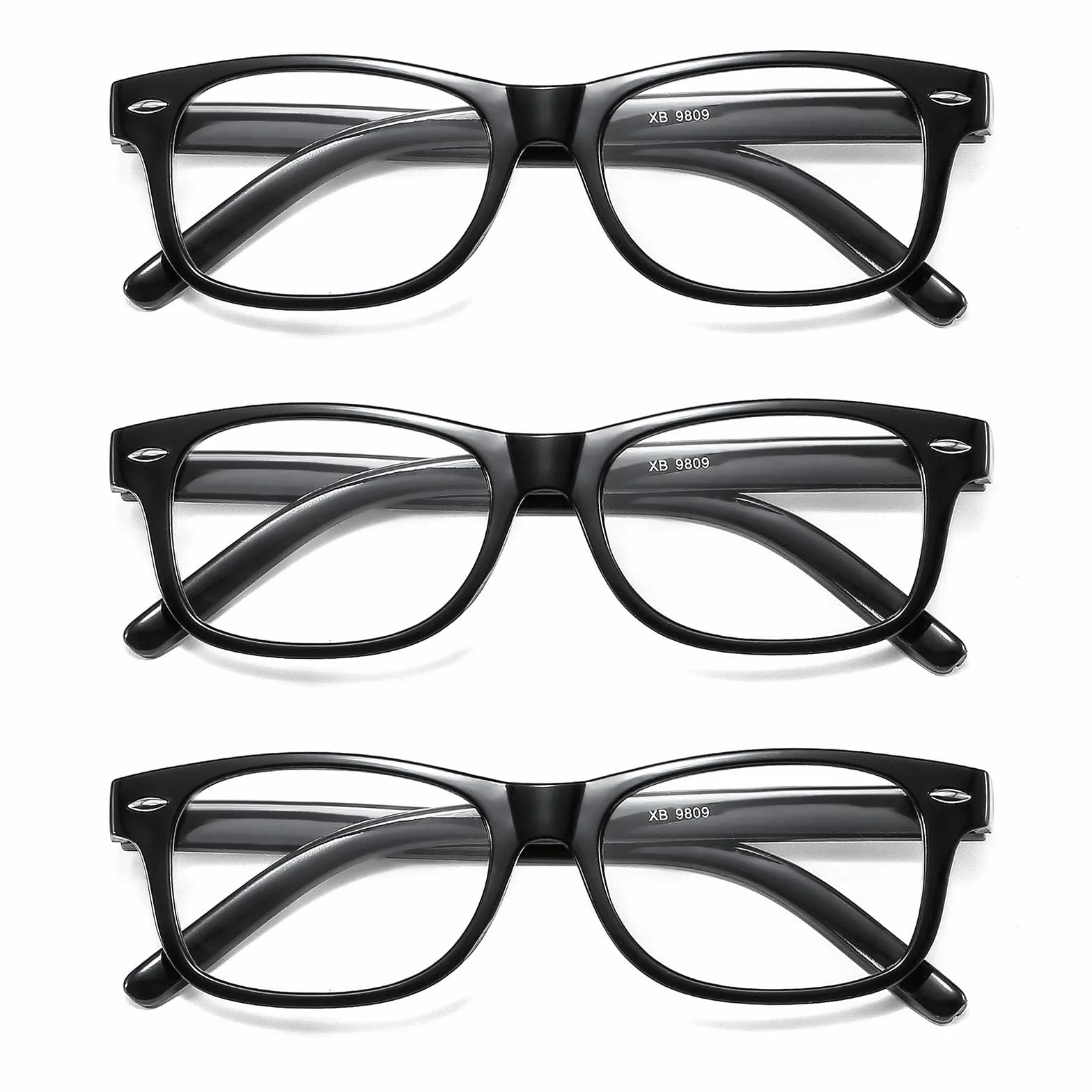 Occhiali da Lettura Uomo Leggero Flessibili Presbiopia 9809