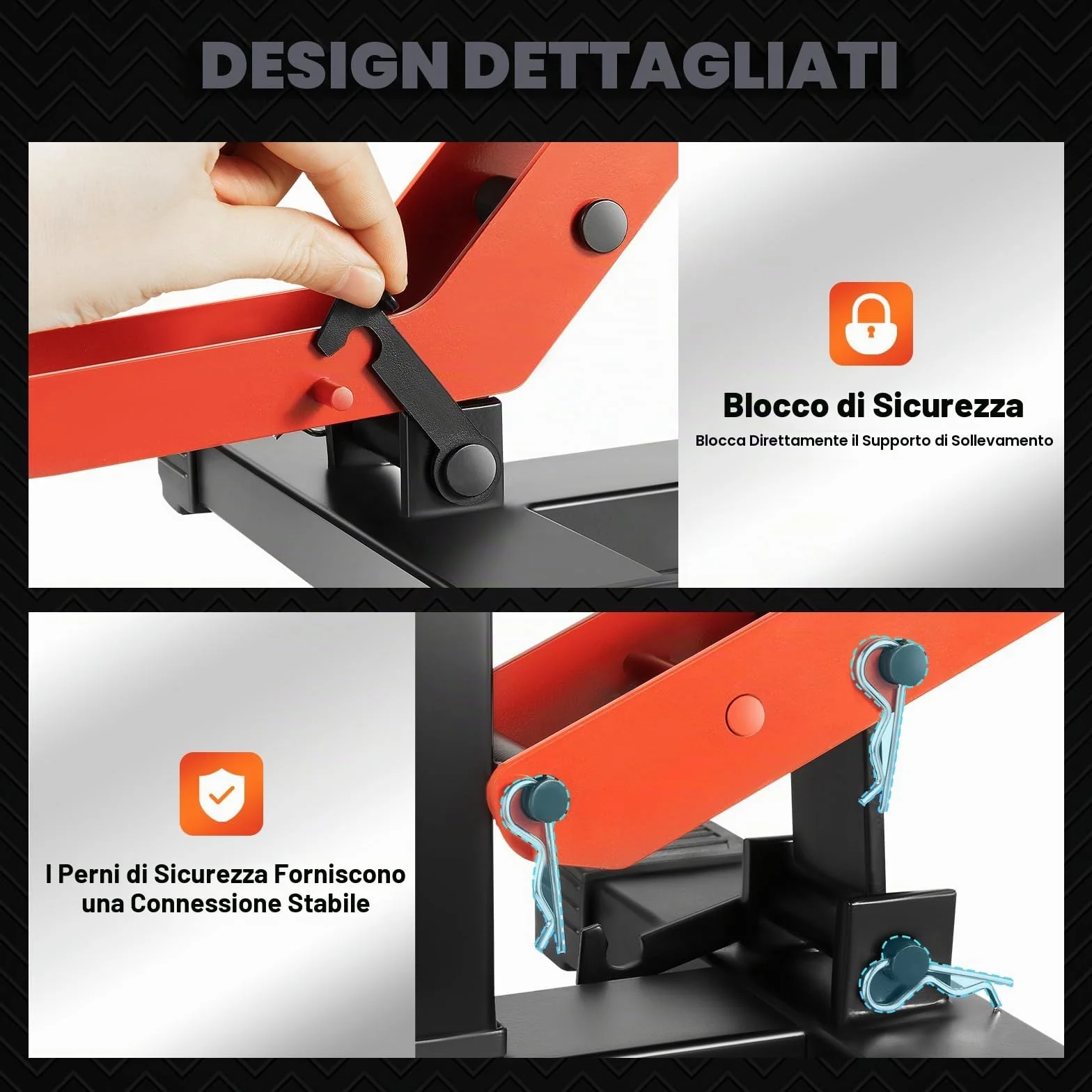 Cavalletto idraulico per moto, ponte sollevatore professionale per moto, supporto per moto, cavalletto universale per moto, portata massima 400 kg