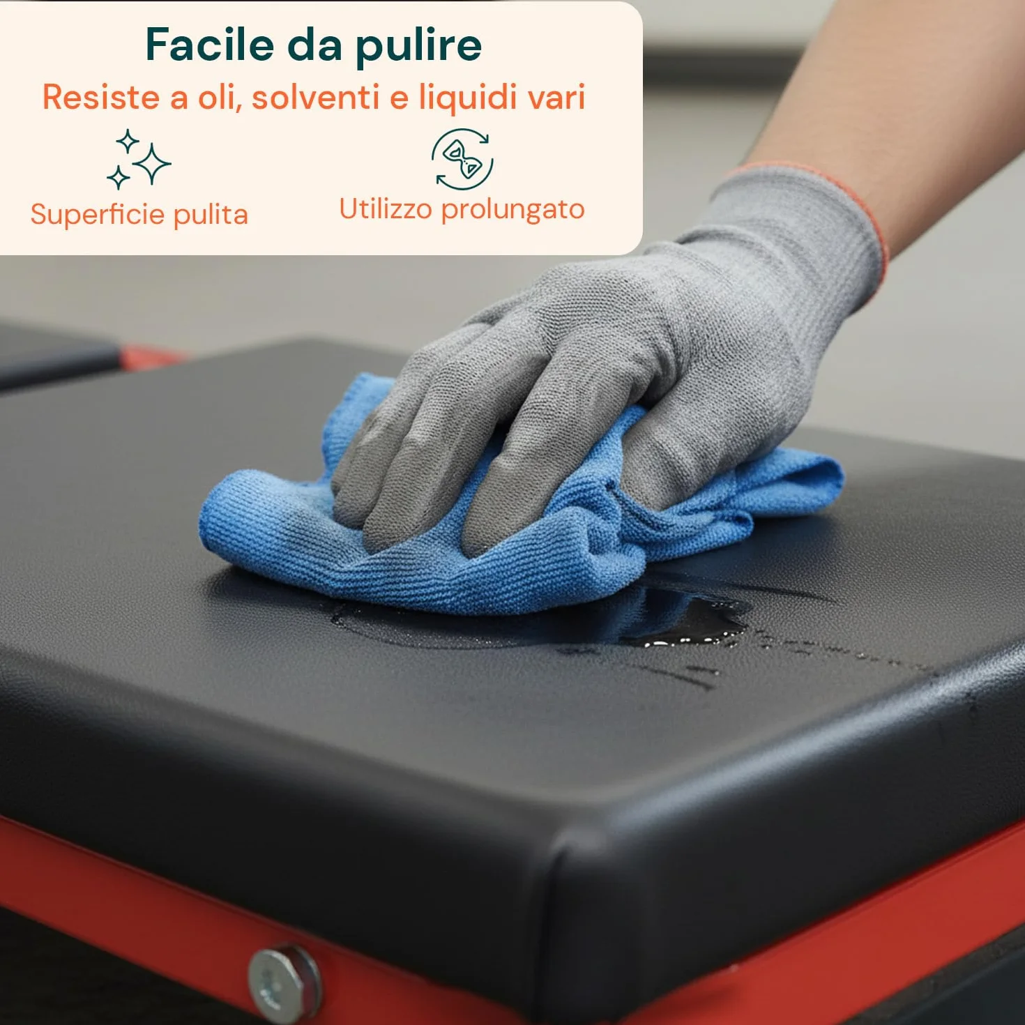 Avilia - Sgabello Officina 2 in 1 Trasformabile in Lettino Meccanico con 6 Ruote Girevoli, Struttura Robusta in Acciaio, Uso Ergonomico per Lavoro in Garage e Manutenzione Auto