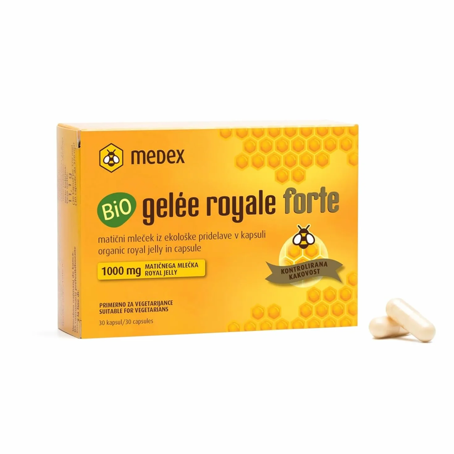 Medex Organic Geleé Royal FORTE 1000 mg liofilizzata capsule 30 pz