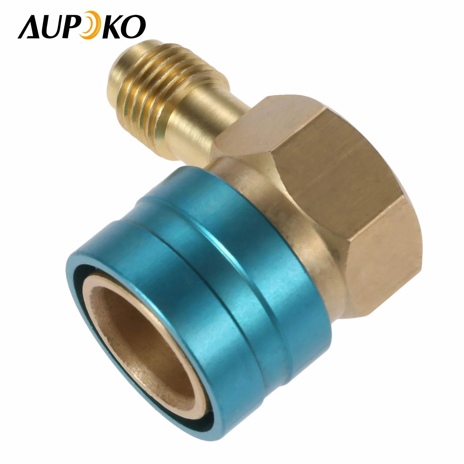Aupoko Adattatore per Tubo R1234YF a R134A, Connettore di Raccordo Rapido per Aria Condizionata Auto