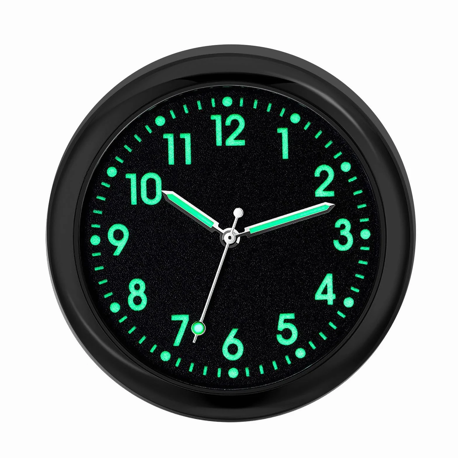 Orologio da cruscotto per Auto, Orologio analogico Luminoso | Orologi sostitutivi per autoveicoli al Quarzo, Orologio Adesivo per cruscotto Auto, Bici da Barca