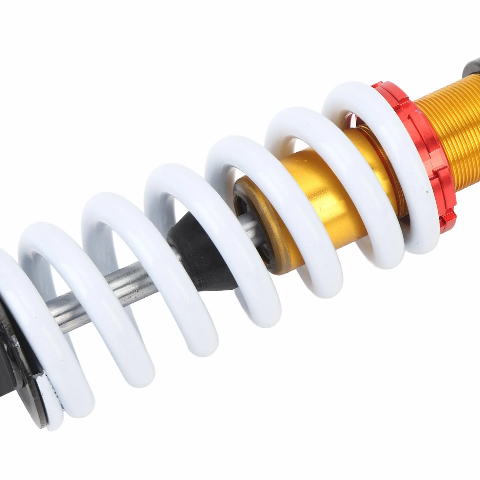 Ammortizzatore per moto da 260 mm, ammortizzatore a sospensione universale con molla da 11 mm di diametro e smorzamento regolabile per moto da cross, ATV, quad, go-kart e scooter d