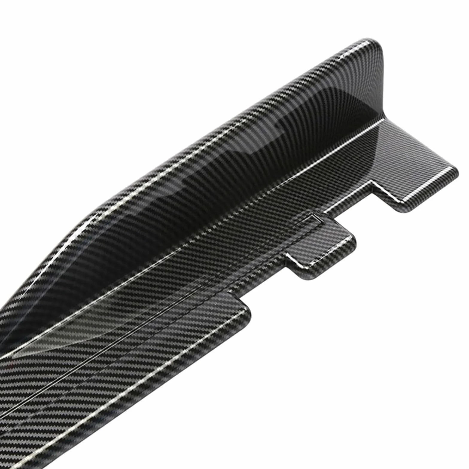 Minigonne Laterali per Chery Omoda 5 2022 2023 2024 2025, Auto Alettoni Laterale Estensione Diffusore AntiGraffio Accessori Auto,Bright Carbon Fiber
