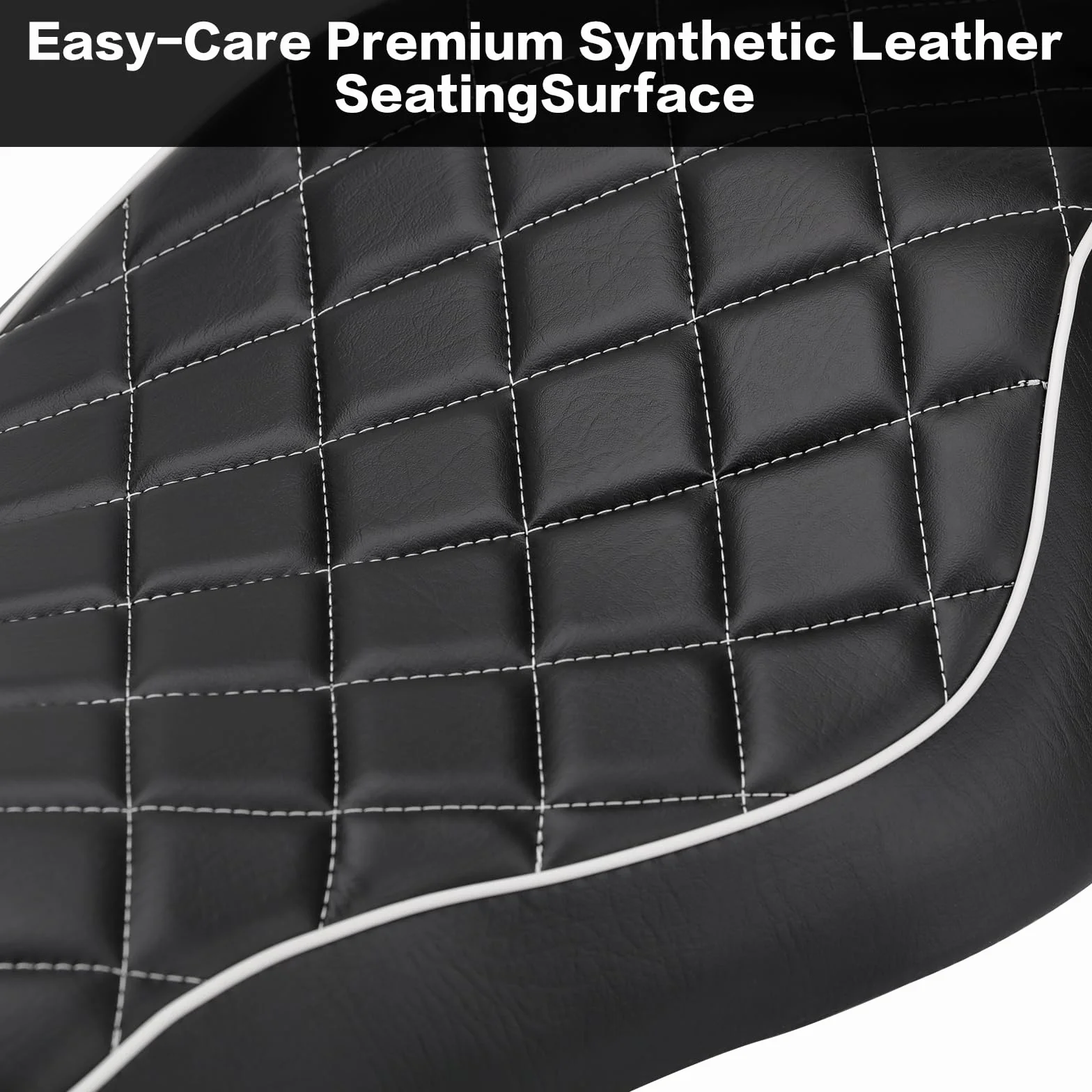 LKV Sedile passeggero per moto 2 posti compatibile Harley Sportster 883 1200 2005-2019 Iron XL 883 2009-2023 48 72 Custom Diamond