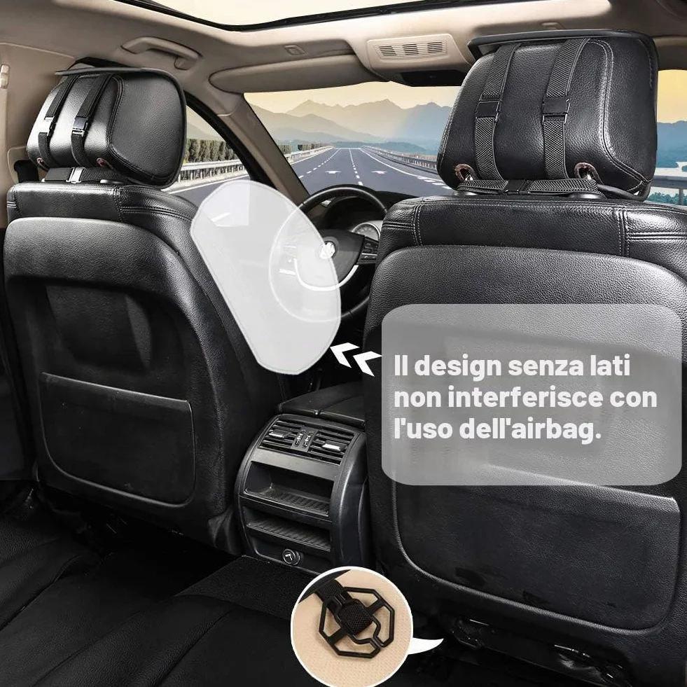 Black Panther universale auto PU pelle coprisedili anteriori Nero