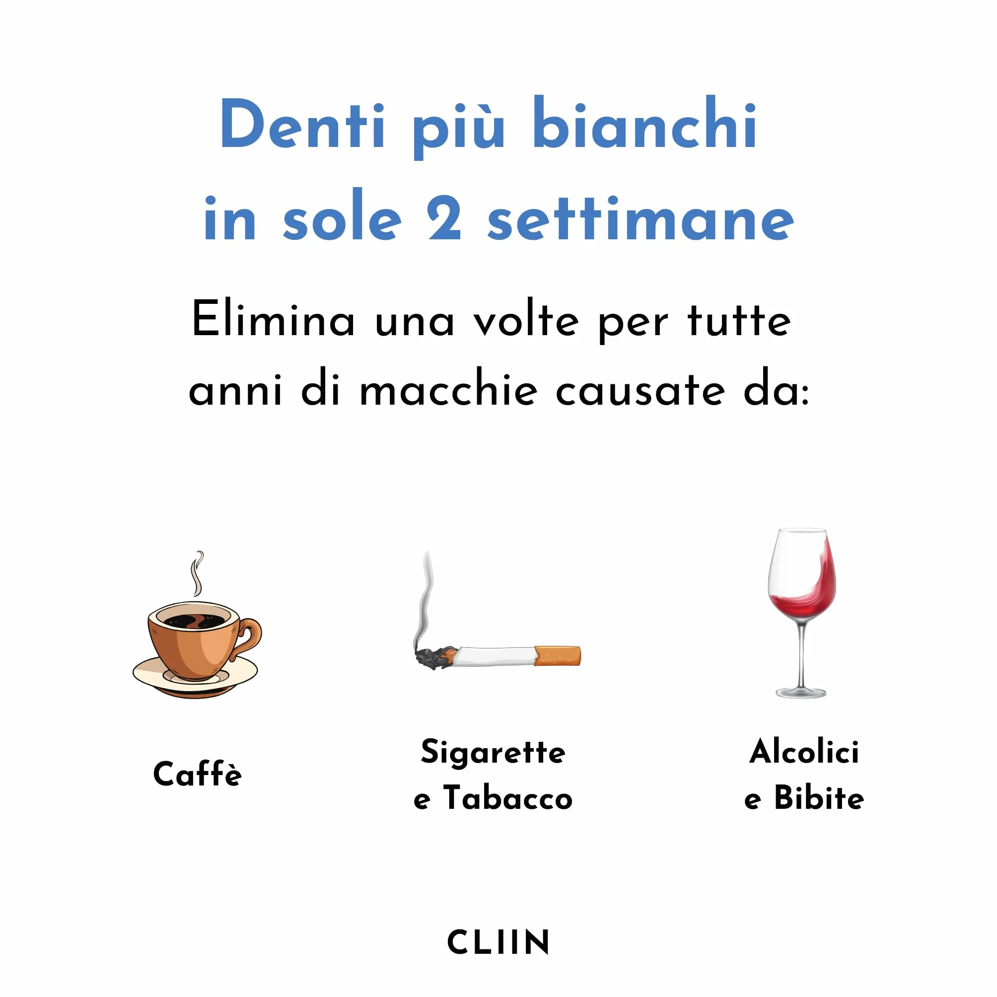 CLIIN Gel Sbiancante Denti +30 Applicazioni Kit Professionale con Perossido Sicuro su Smalto