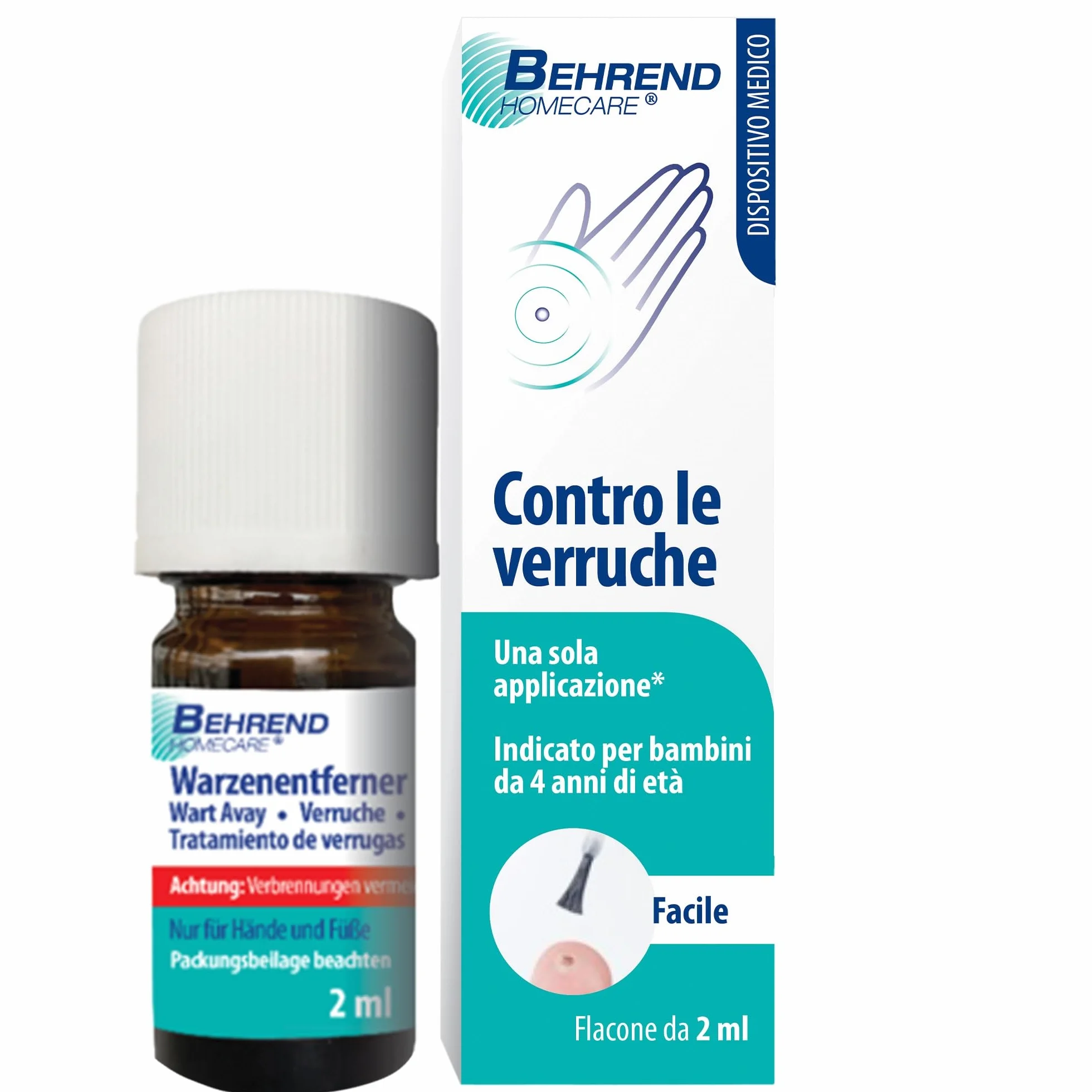 Behrend trattamenti antidolore Anti verruca comune su mani e piedi 2ml