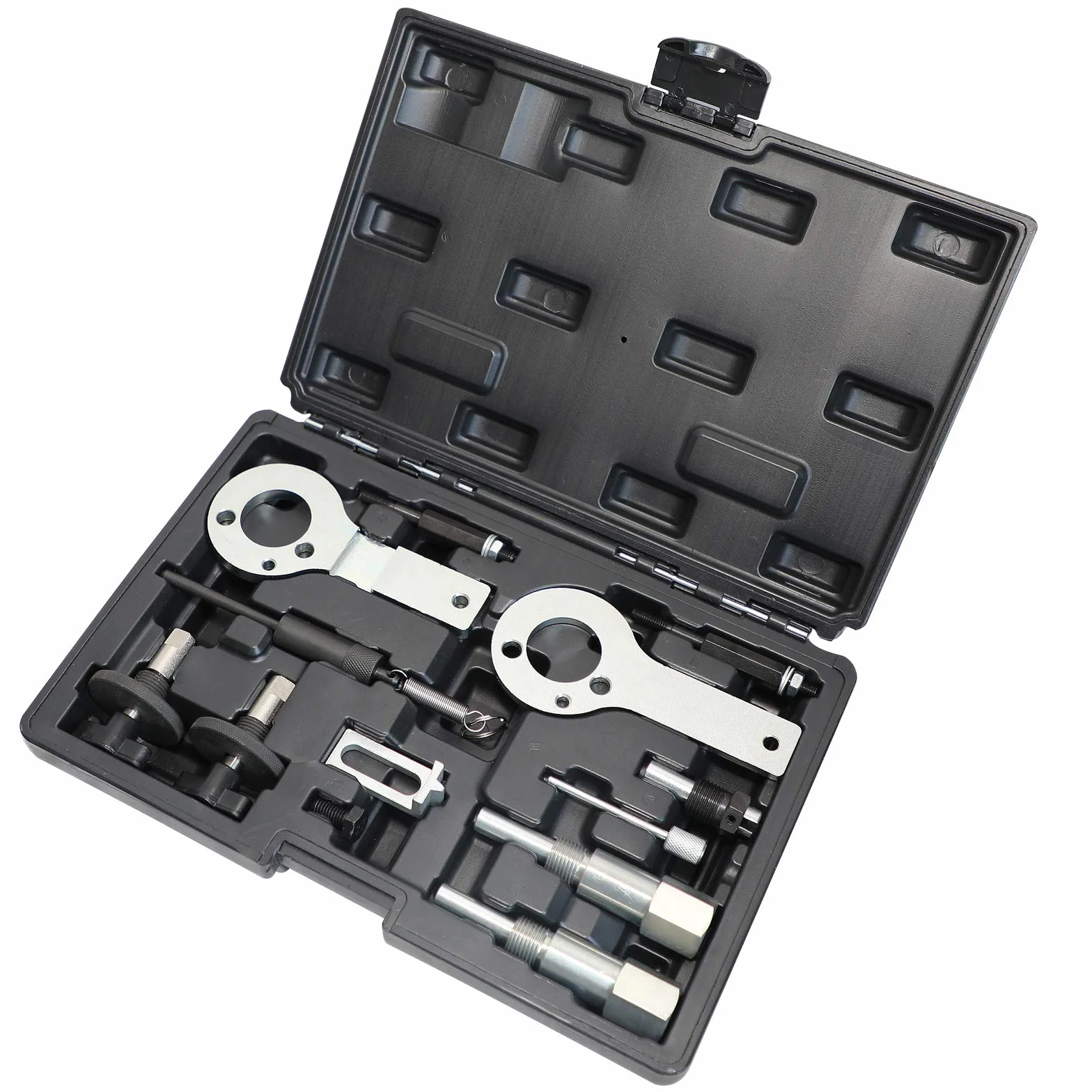 DPTOOL Motore albero a camme bloccaggio cinghia dentata strumento compatibile con Fiat Vauxhall Opel Alfa Saab 1.3 1.9 CDTI 1.6 1.9 2.4 JTD 03-11