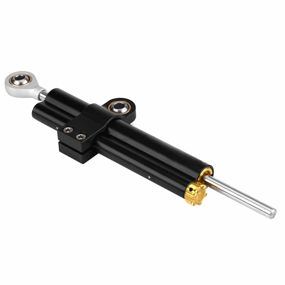 Staffa Per Faretti Moto - Stabilizzatore Ammortizzatore Di Sterzo Universale CNC Regolabile, Adatto Per RD 350