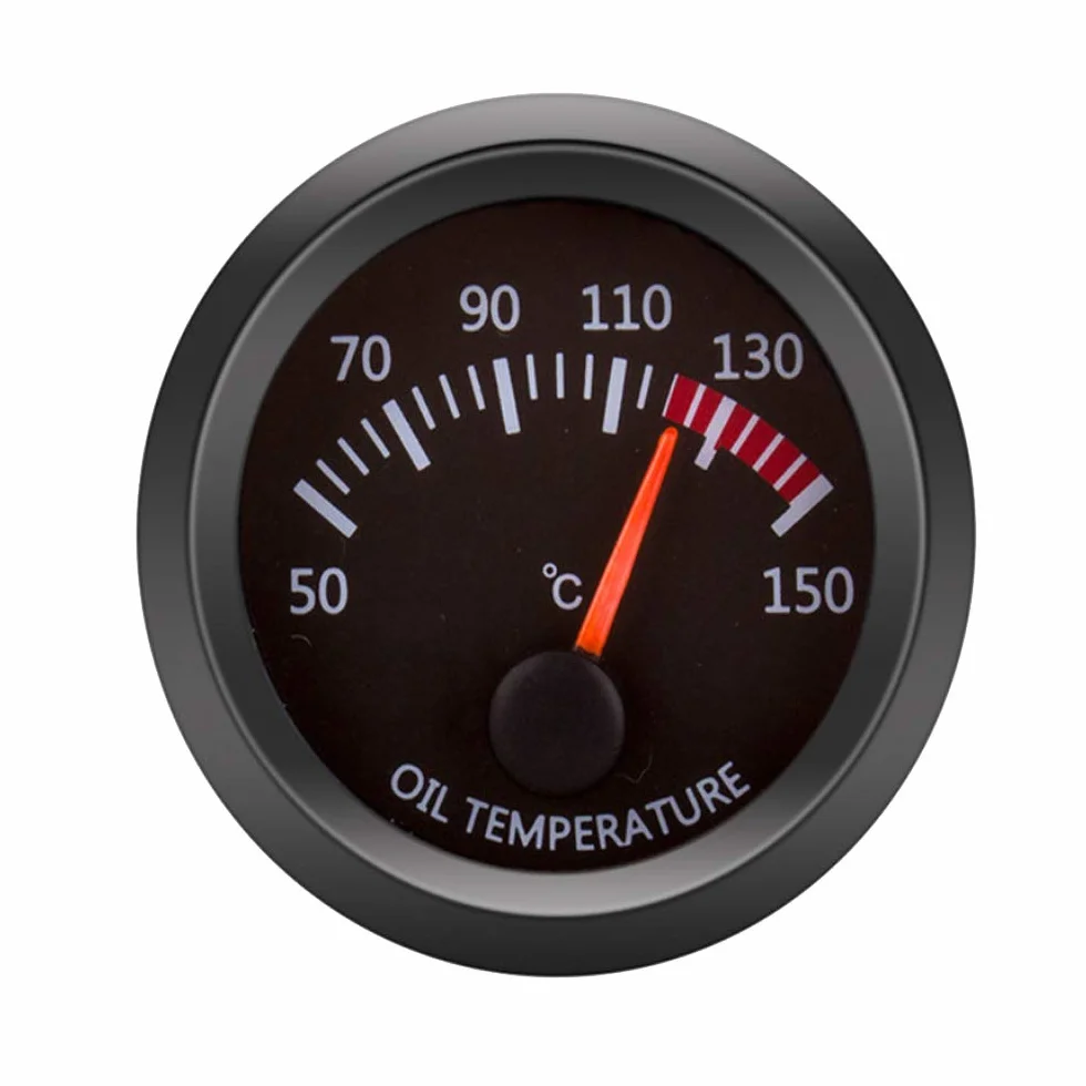 Kit Misuratore Temperatura Olio 52mm LED Bianco Universale ETOPARS