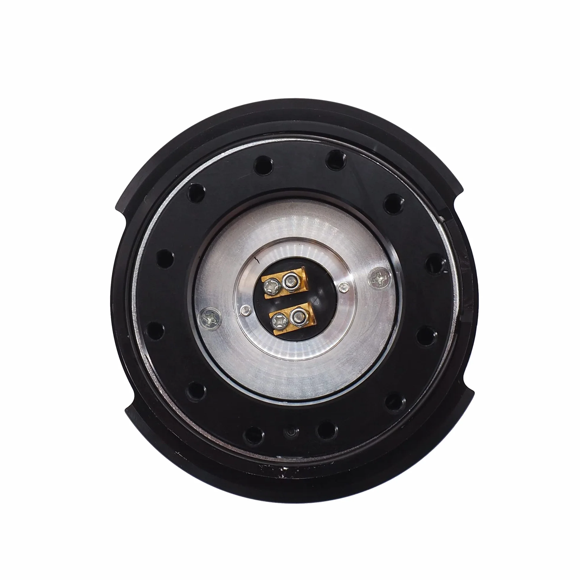 Simoni Racing Distanziale Universale da Volante con sgancio rapido, alluminio nero QR/4