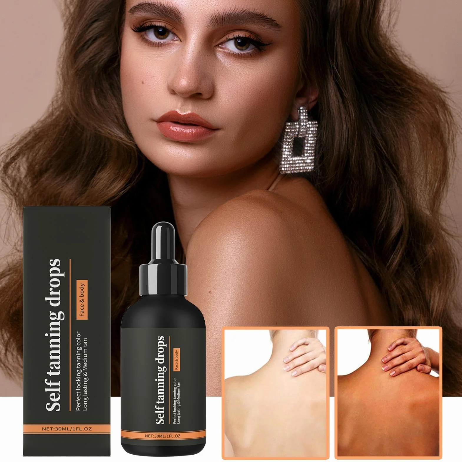 Abbronzanti Oraall facili da usare | Tonalità naturale pelle | Abbronzatura senza sole