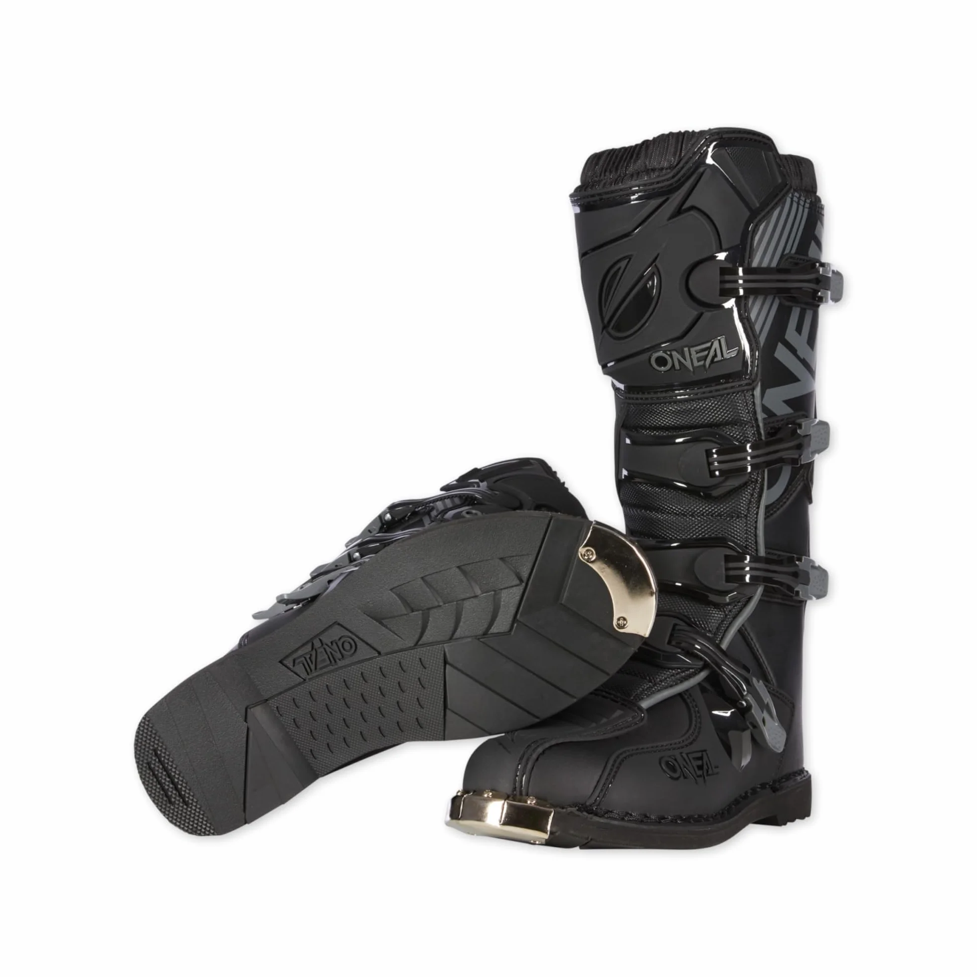 O'NEAL | Stivali Motocross | MX Enduro | Protezione suola in metallo, fibbie facilmente regolabili | TRIBUTE Boot | Adulto | Nero