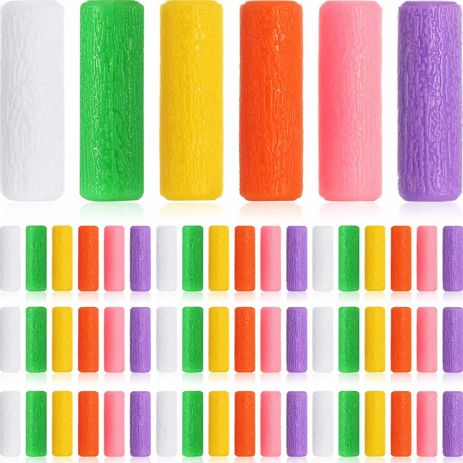 Set di 60 Pezzi di Sedili per Vassoi per Allineatori Ortodontici, 6 Colori