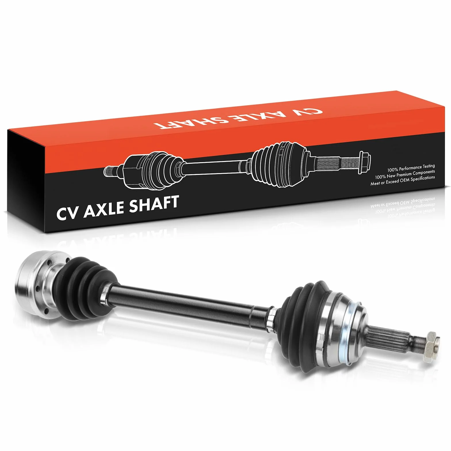 Frankberg Semiasse Albero di trasmissione MT/AT senza ABS Ring Compatibile con Cadd.y I 14 Golf I 17 Golf I Cabrioletlet 155 Golf II 19E 1G1 Polo Classic 6KV2 Replace# 171407271