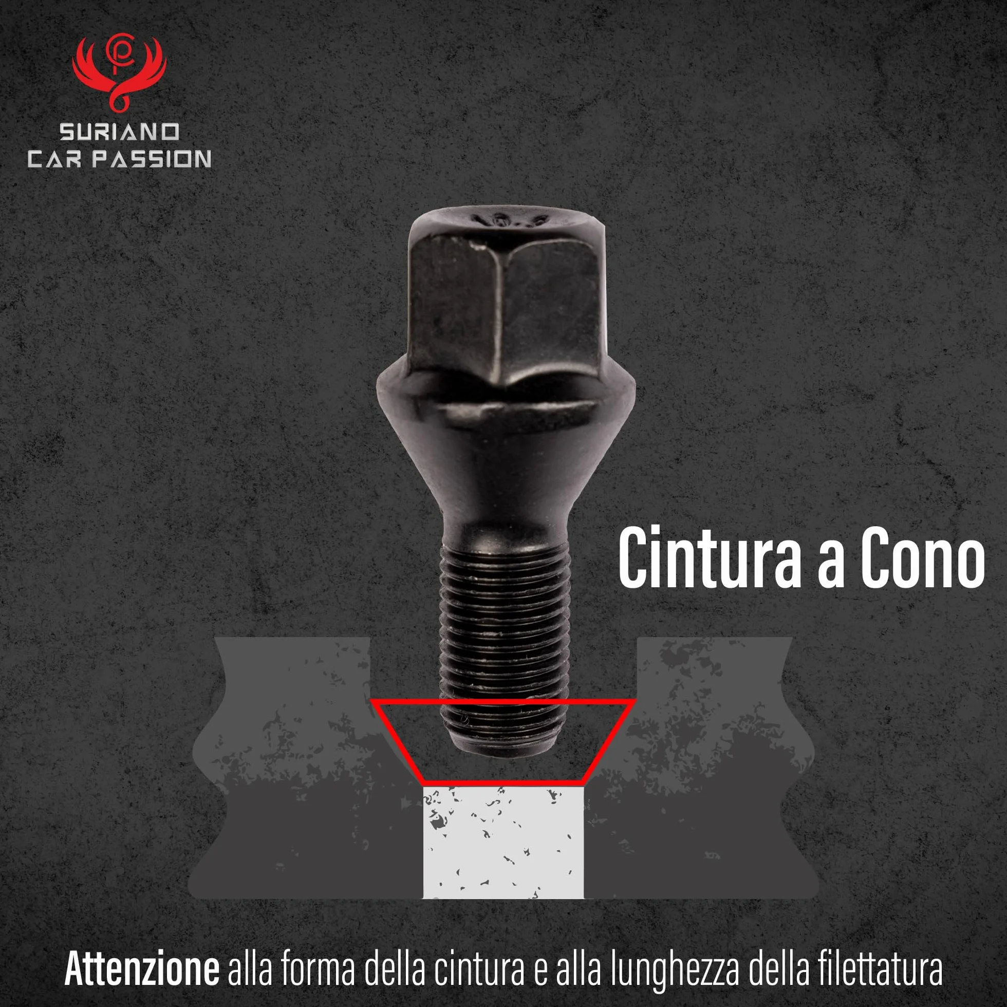 Kit 20 bulloni ruota neri Compatibili con Jeep Renegade dal 2014 e Compass solo dal 5/2020 in poi ruote cerchi in acciaio e in lega Farad