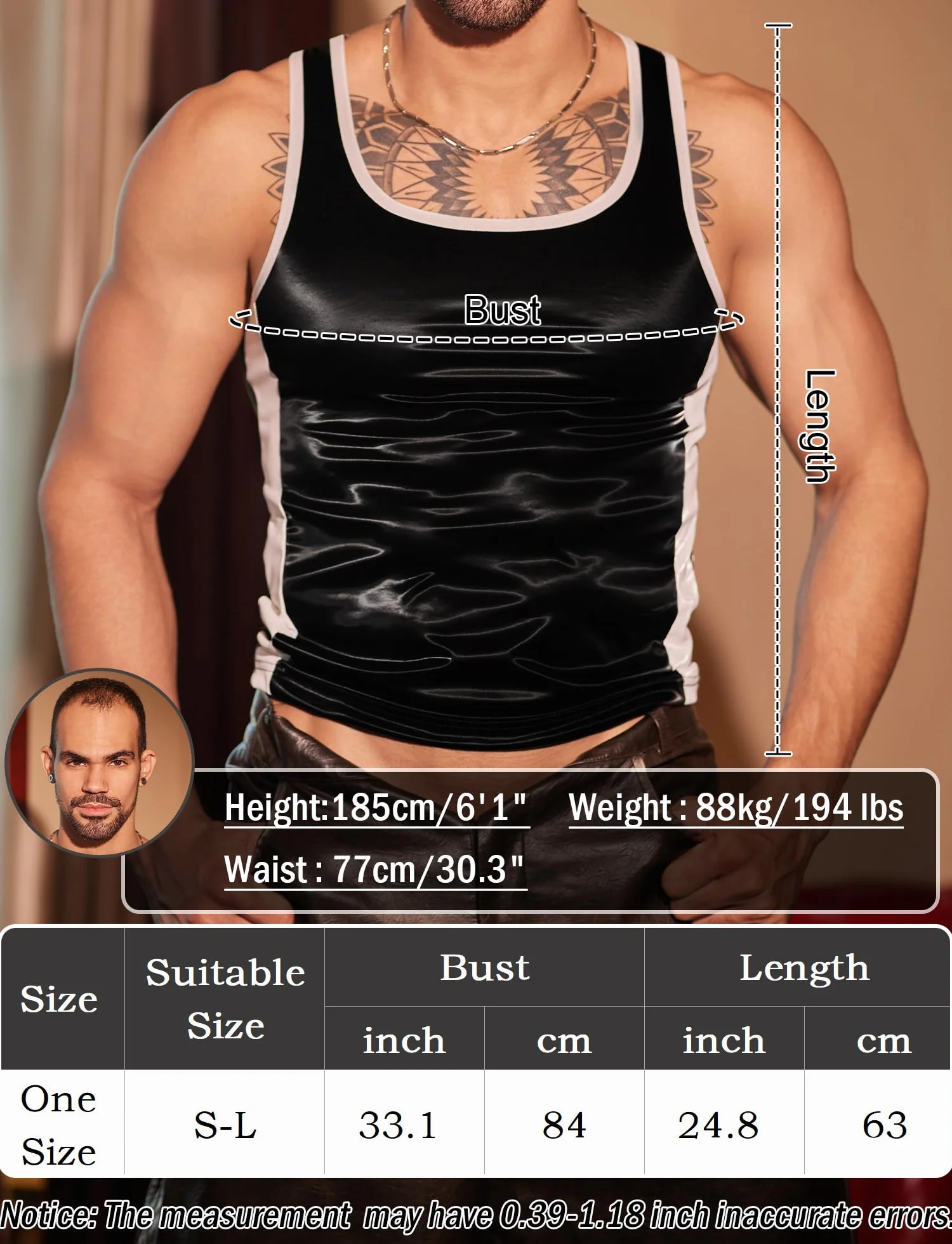 FEOYA Canottiera senza maniche in pelle PU Muscle Fit gilet uomo ecopelle effetto bagnato