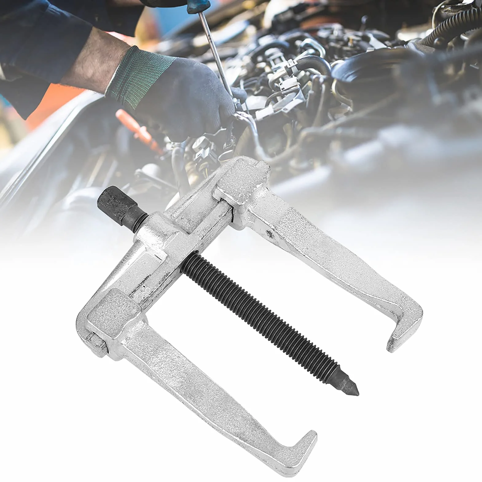 250mm 2 ganasce Estrattori separati Attrezzo per smontaggio cuscinetti tavolo Accessori per riparazioni automatiche per cuscinetti meccanici
