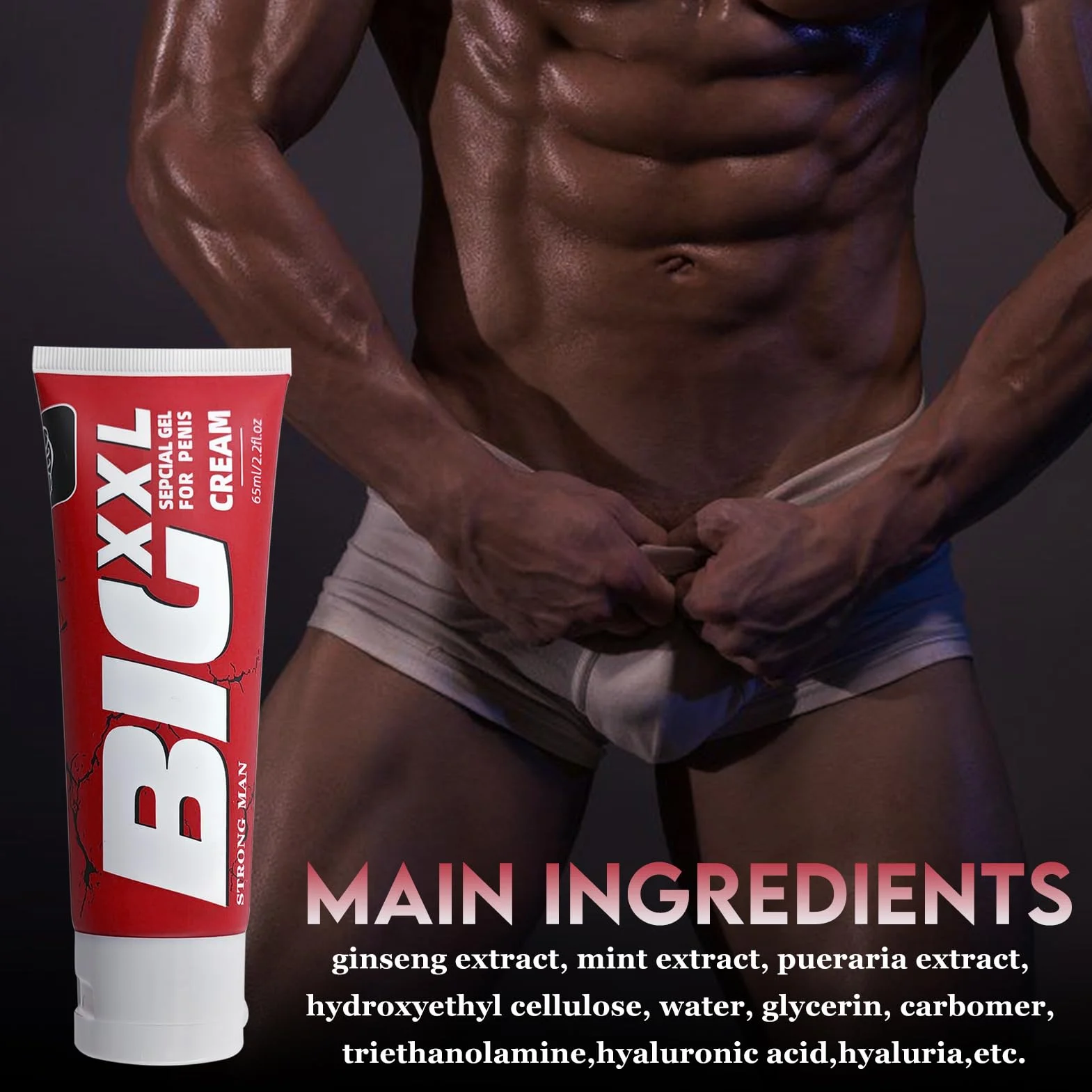 Crema allargante e crescita per uomo XXL 65 ml