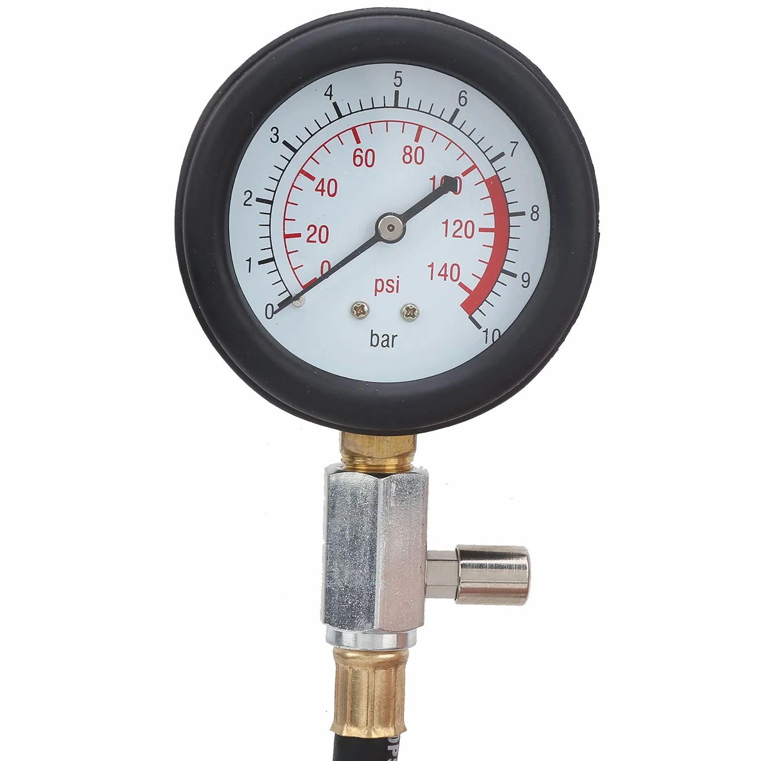 Manometri compressione-,Kit di Strumenti per Test Pressione Olio Motore Yctze, Misuratore di Pressione Olio con Cassetta degli Attrezzi Avviso Olio Basso con Adattatore di Accoppiamento a 90 °