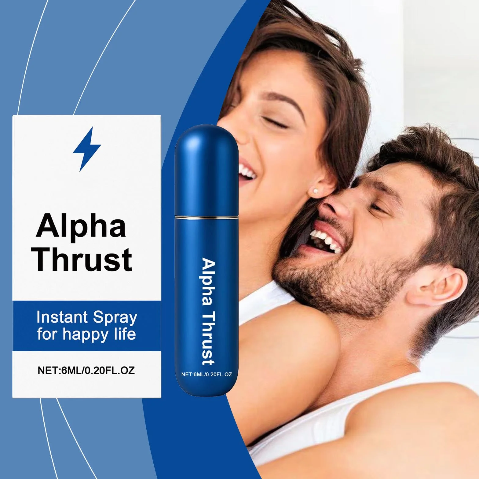 Spray Energizzante per Uomo, Cura Maschile, Esalta Fascino e Resistenza