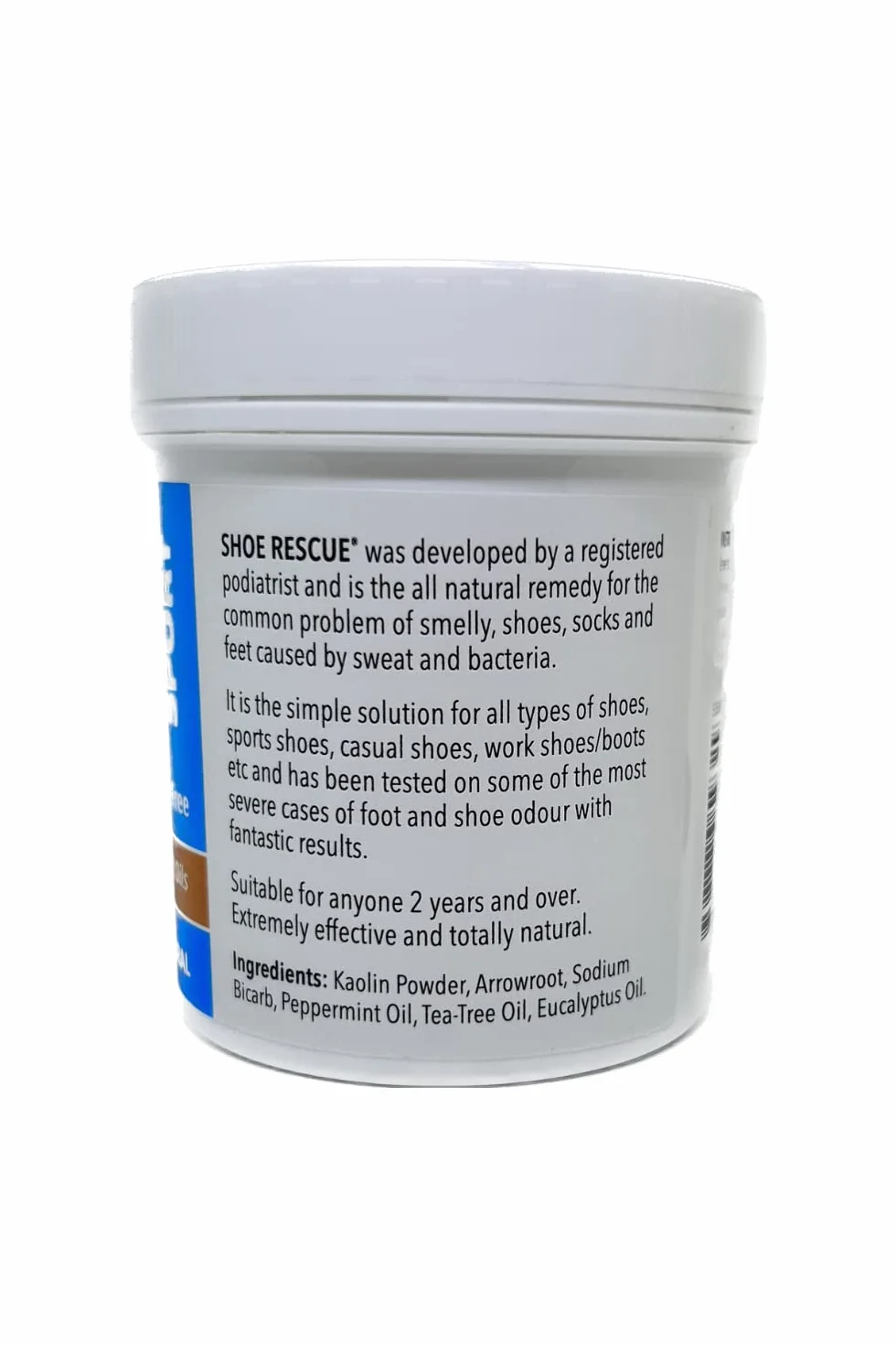 Shoe Rescue Polvere per scarpe 100g Elimina l'odore Deodorante naturale podologo