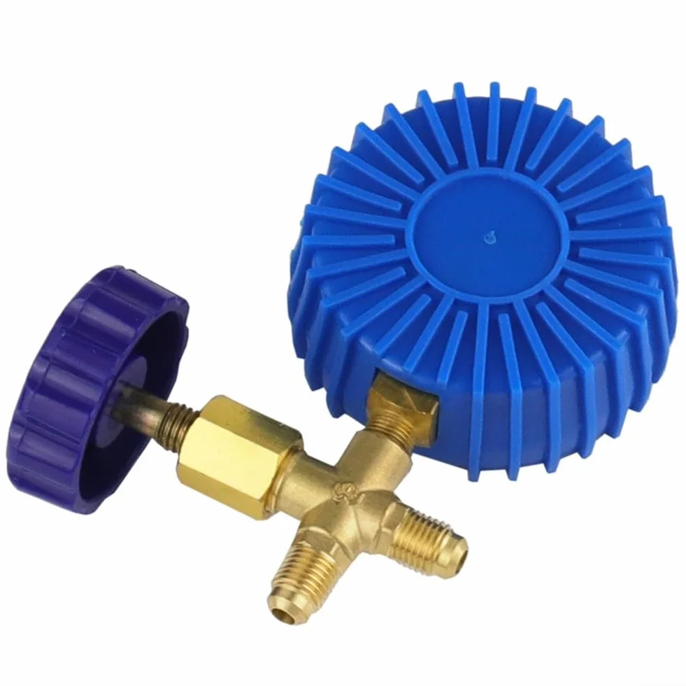 Valvola a manometro singolo bassa pressione R134a R410a compatibile strumenti ricarica aria condizionata