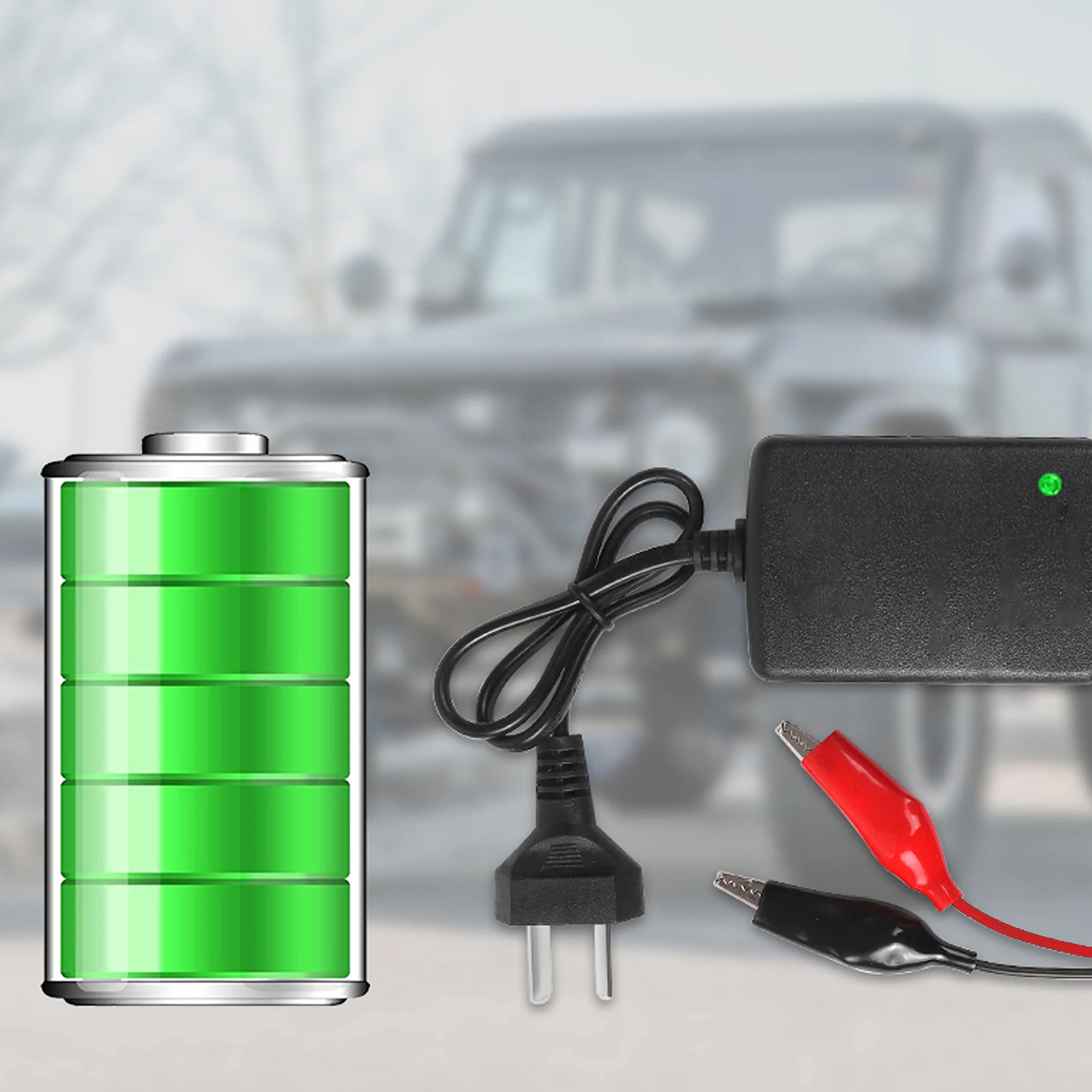 Retoo Caricabatteria da Auto 12V 1,5 A, Carica Batteria Moto, Batteria Al Gel moto, scooter, tagliaerba, barche, camion, auto, caravan, batterie auto e carica batterie, cavo di ricarica