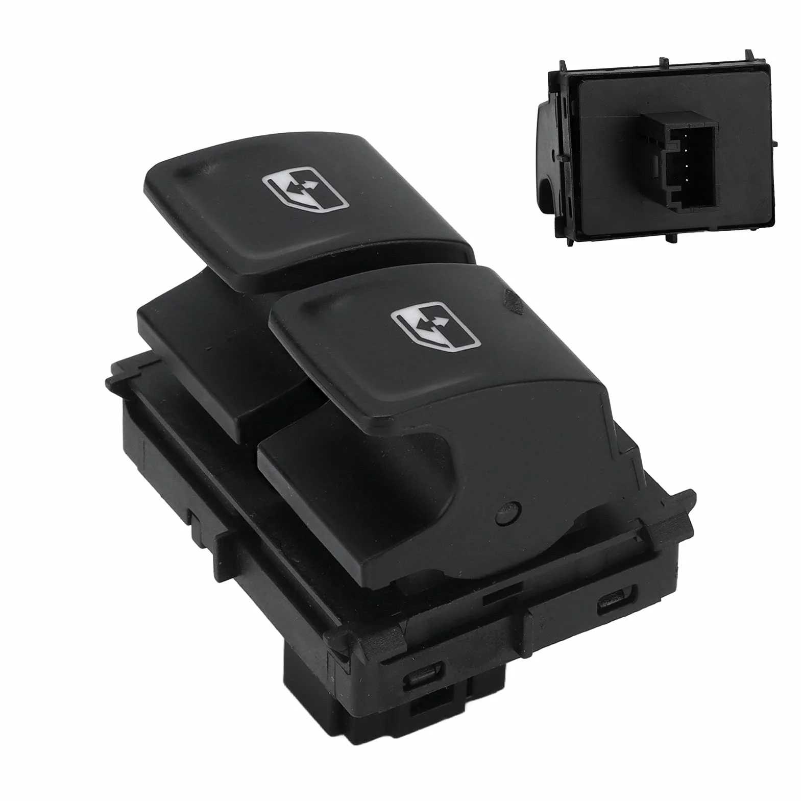 Akozon Interruttore del Finestrino Dell'auto, Interruttore di Controllo della Finestra Elettrica Sostituzione Impermeabile 5G0959858D Per Crafter