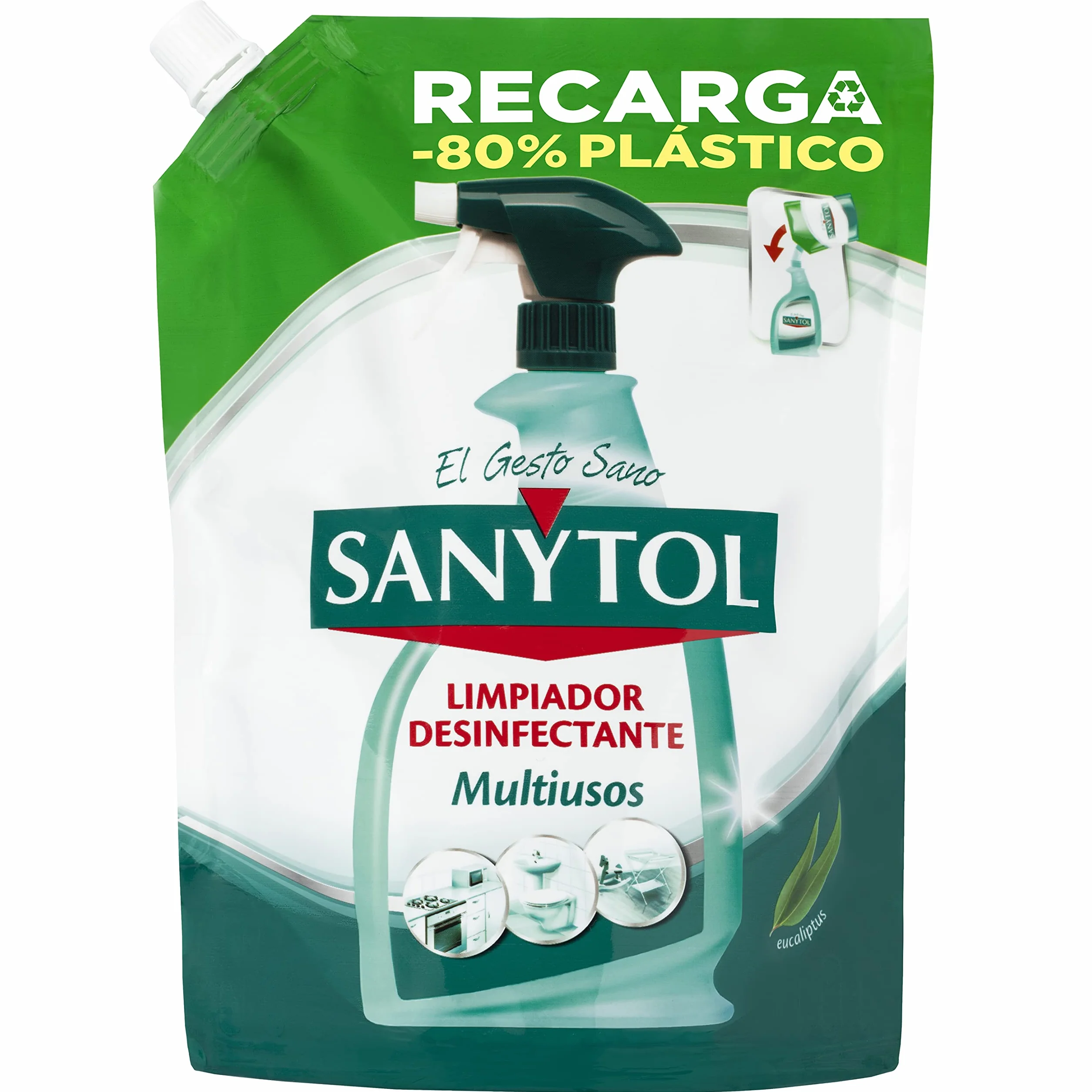 Sanytol Multiusos Recarga Euca 750Ml