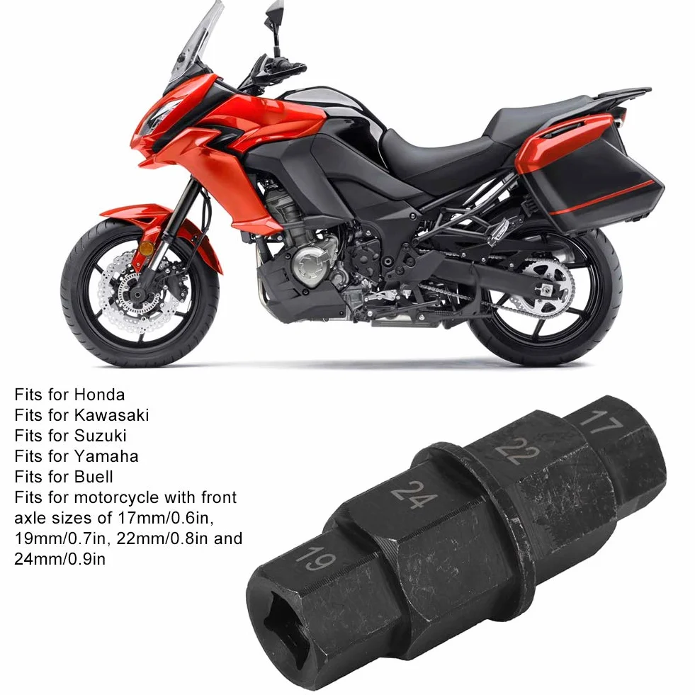 Fydun Chiave Esagonale per Ruota Moto 17mm 19mm 22mm 24mm
