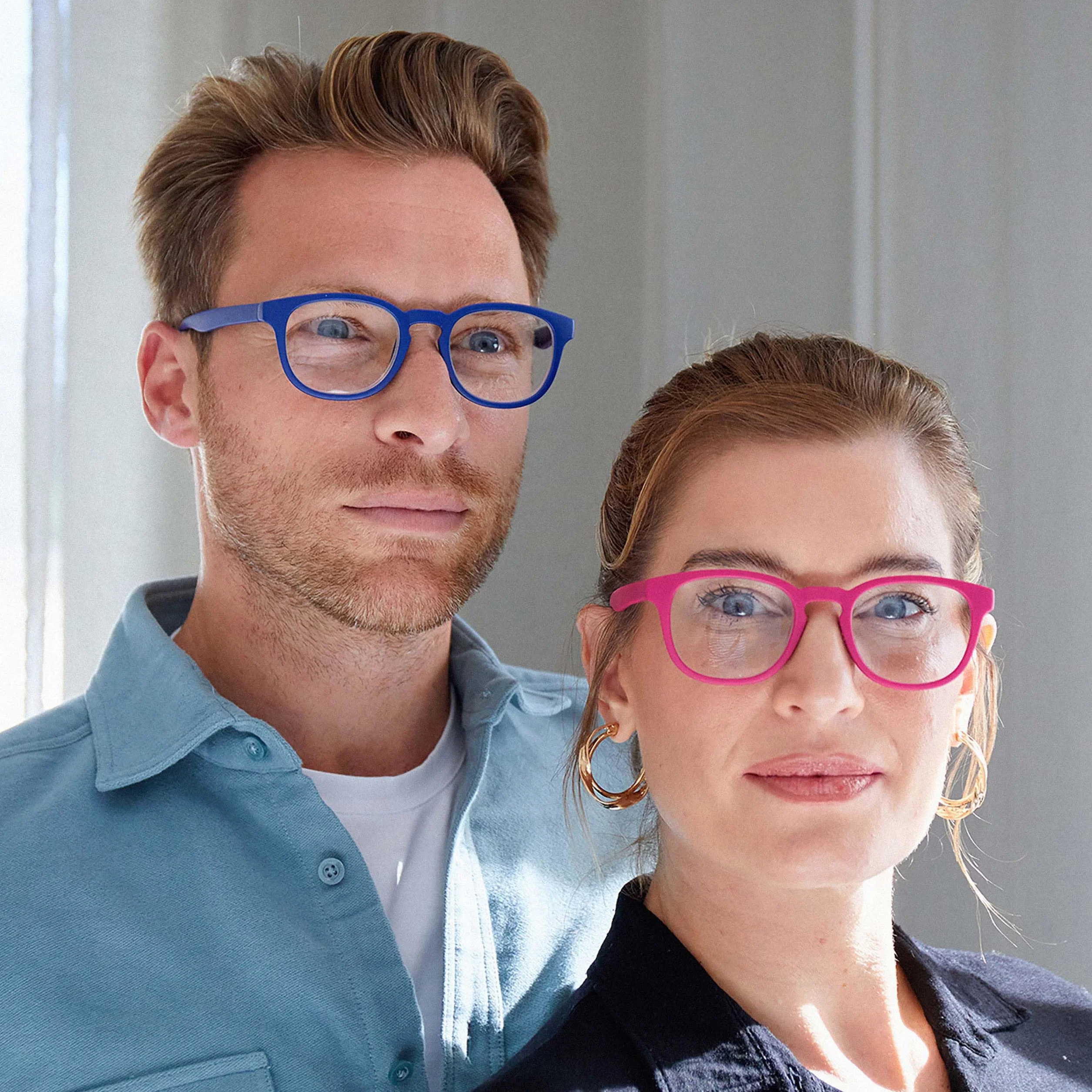 OPULIZE Pop 3 Pacco Retrò Giro Liscio Opaco Pink Porpora Verde Uomo Donna Occhiali Da Lettura Cerniere Molla RRR2-456 +1,50