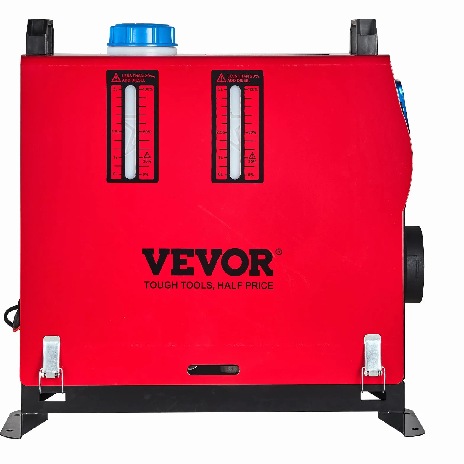 VEVOR Riscaldatore d’aria Diesel 12V 8KW Riscaldamento Autonomo Uscita Aria LCD Blu