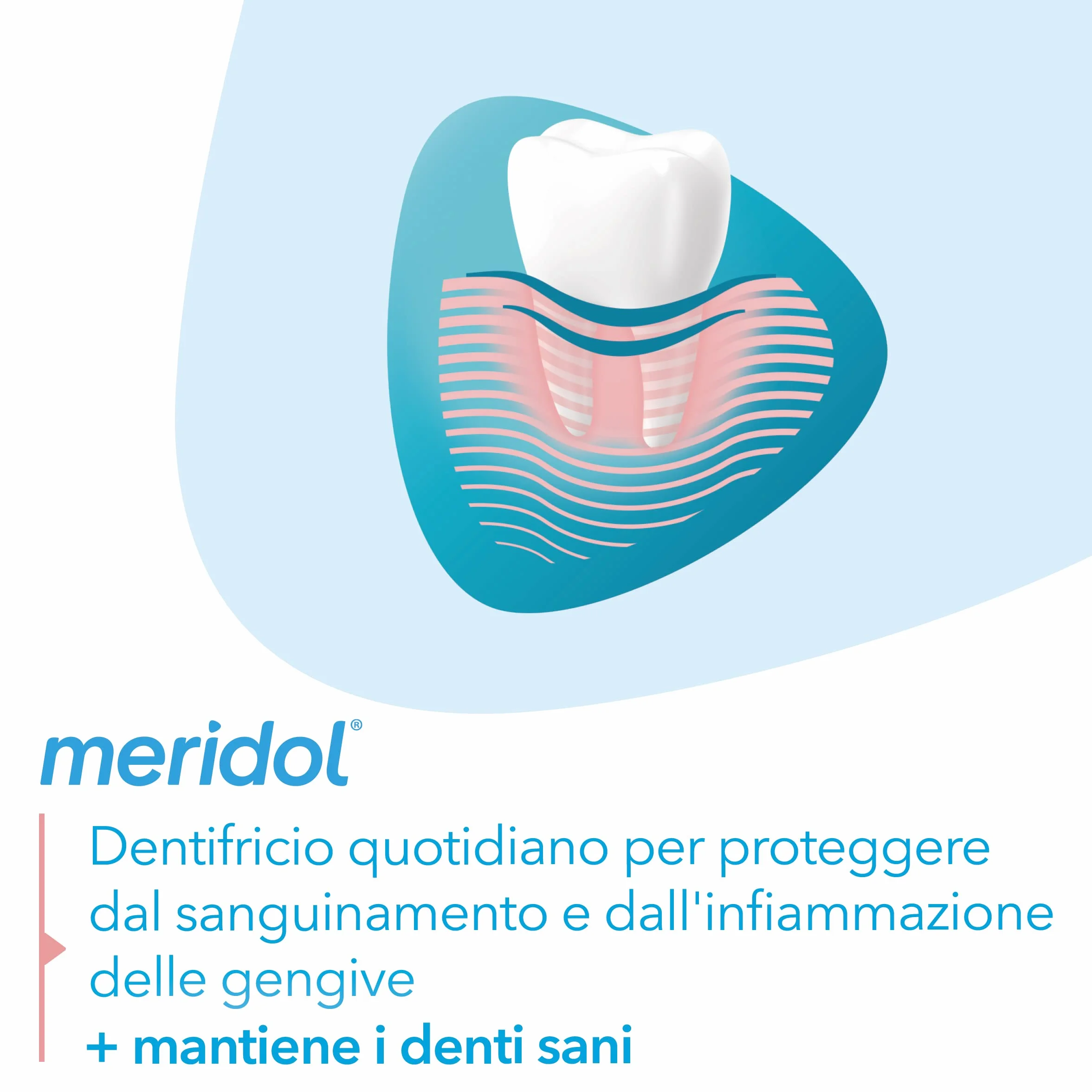 meridol Dentifricio Protezione Gengive 2x75ml