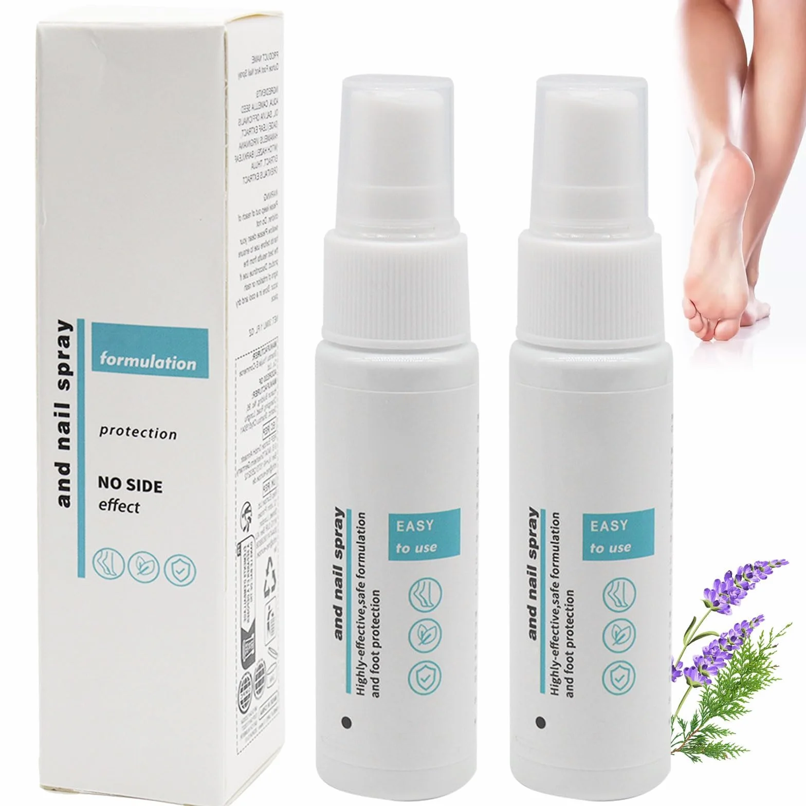 Spray per funghi del piede e unghie, cura piedi e unghie